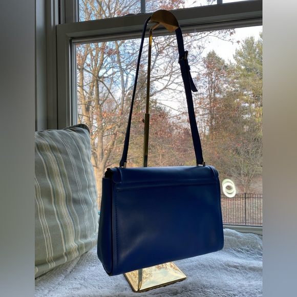 Kate Spade New York Maple Ct Scallop Jazmin Royal Blue Shoulder Bag - Picture 2 of 10